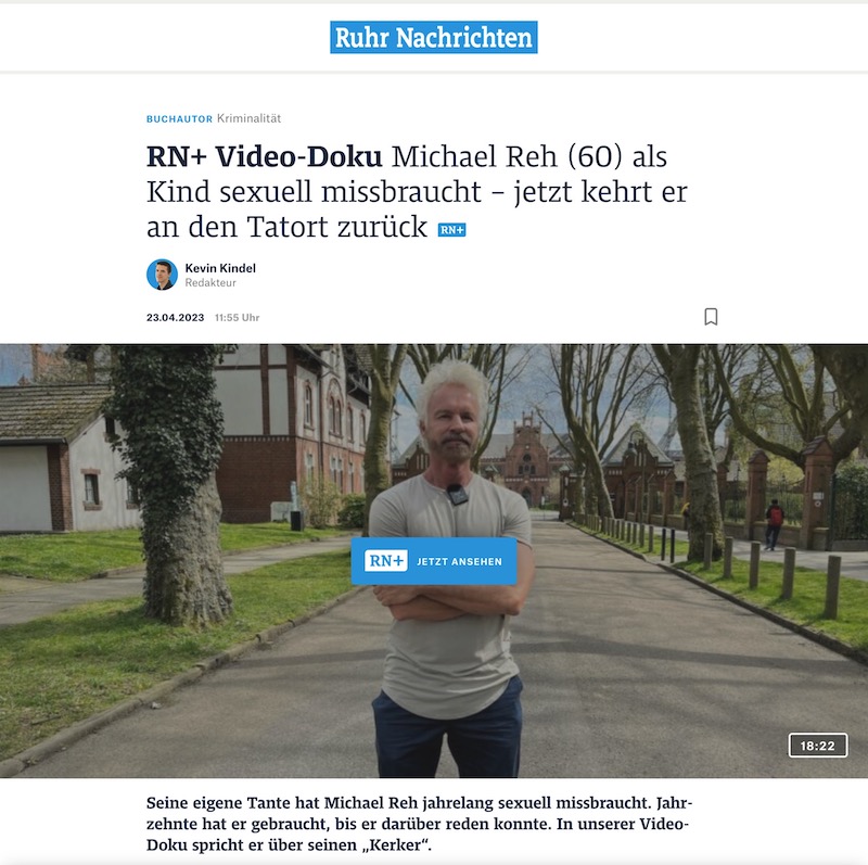 Ruhr Nachrichten - RN+ Video-Doku Michael Reh (60) als Kind sexuell missbraucht - jetzt kehrt er an den Tatort zurück