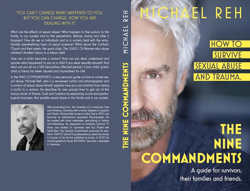 Englische Ausgabe von -Die neun Gebot- The nine commandments from Michael Reh - how to survive sexual abuse and traumata.