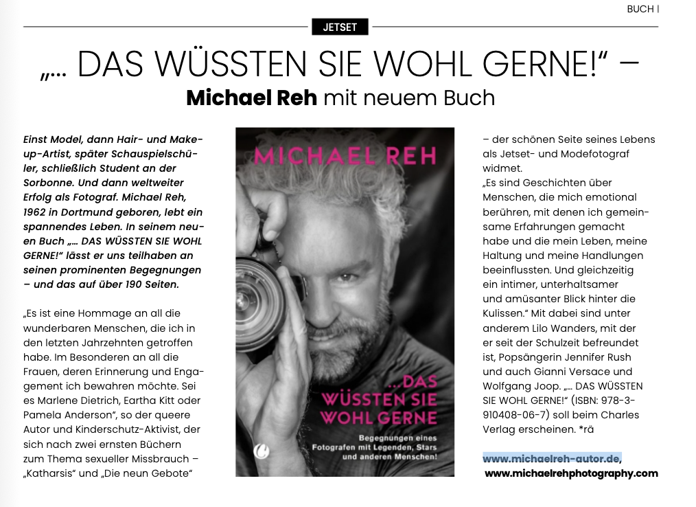Rezension zum neuen Buch "Das wüssten Sie wohl gerne..." von Autor Michael Reh